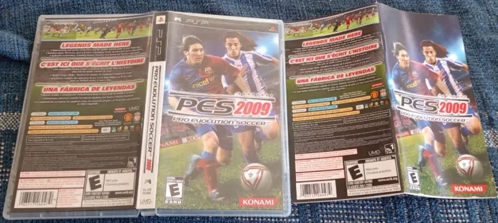 Jogo UMD PES 2009 Pro Evolution Soccer PSP Completo Original