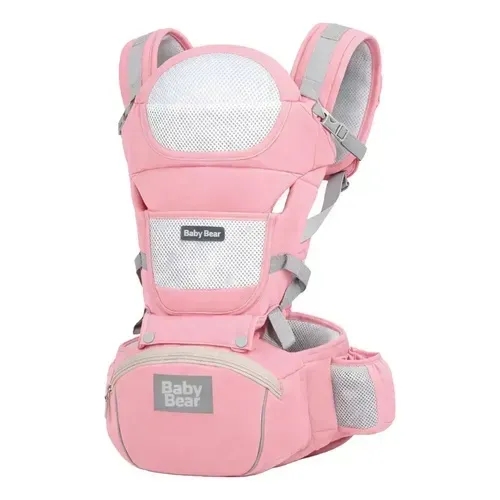 ? CANGURU BABY BEAR ROSA - PRÁTICO E CONFORTÁVEL ?