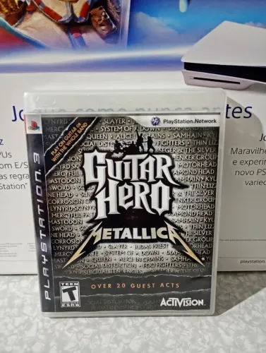 Guitar Hero Metallica PS3 Completo Seminovo