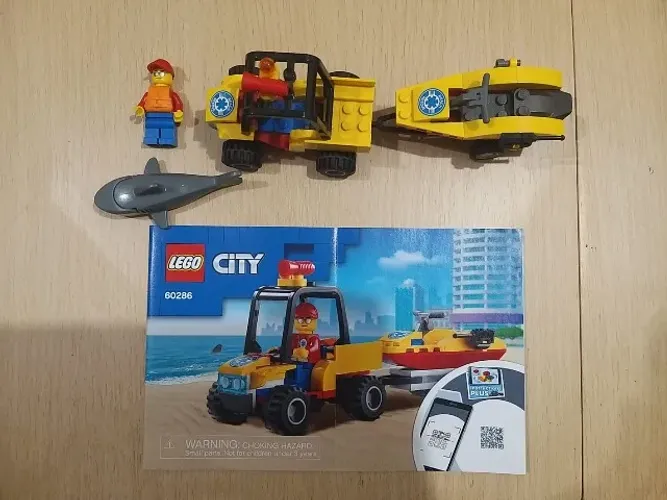 Conjunto lego 60286 - Off-road de resgate na praia