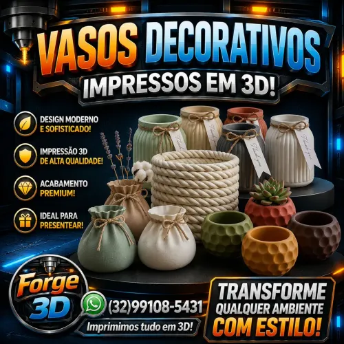 Vasos Ornamentais Decorativos Diferenciados