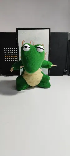 Jacaré Crocodilo Pelúcia Vintage Antigo Anos 90 Colecionável
