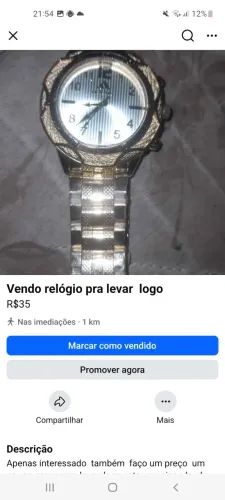 Relógio barato oportunidade única