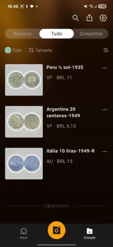 Moedas antigas