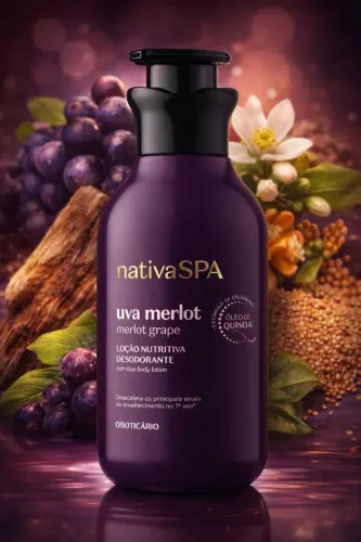 Loção Nativa SPA Uva Merlot 400ml