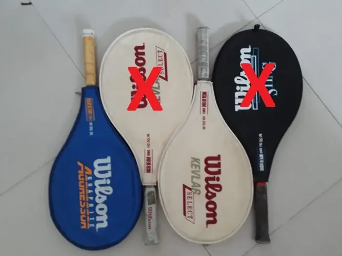 Raquetes Wilson Graphite Aggressor e Kevlar Select