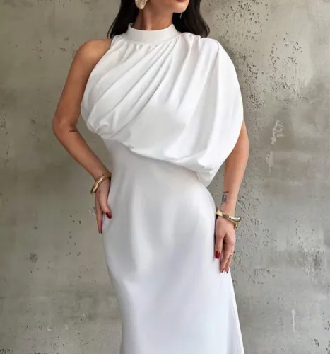 Vestido de festa super elegante de babados NOVO 