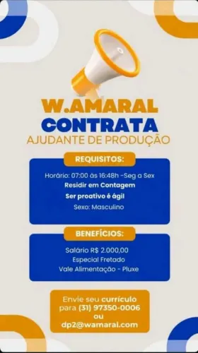 Ajudante de produção