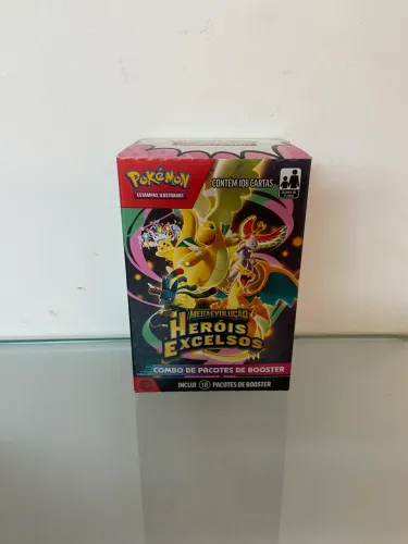 Mini Booster Box Pokemon Herois Excelsos Copag Lacrada Original