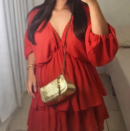 Vestido/macaquinho vermelho 