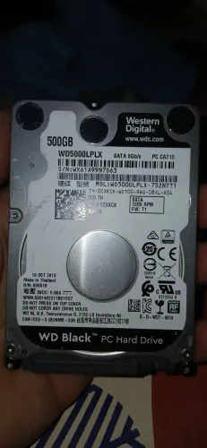 Hd sata 500 gb western