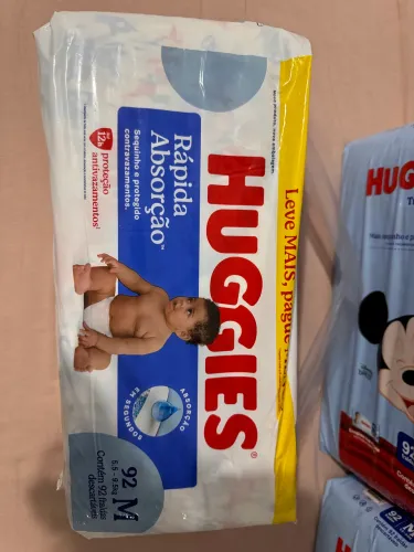 Huggies Rápida Absorção- pacote grande