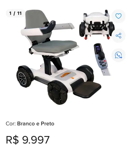 Cadeira de rodas elétrica SPACEMED