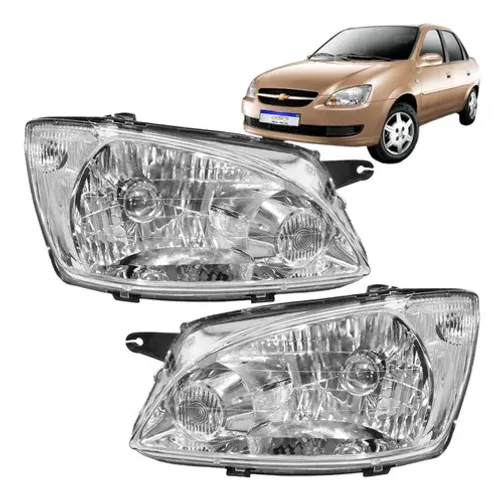 Farol Chevrolet Classic 2011 2012 2013 2014 2015 2016 Par Direito