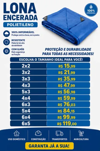 LONA ENCERADA POLIETILENO