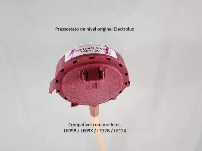 Pressostato de nível original lava louças Electrolux LE09B / LE09X / LE12B / LE12X