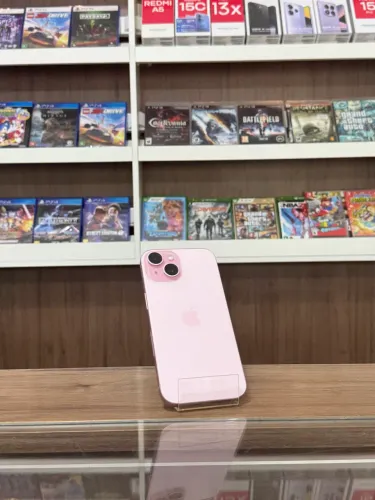 Celular IPhone 15 128GB Excelente Estado Loja Física 12x Sem Juros