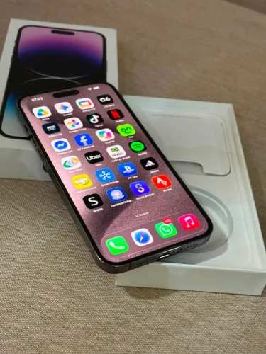 IPhone 14 pro max - Impecável - avalio trocas em aceito cartão