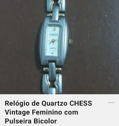 Relógio Feminino CHESS Quartz Vintage Bicolor