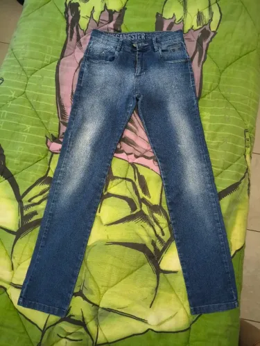 Calça jeans masculina infantil