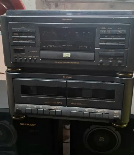 Som SHARP CMS-R70CD Completo c/ defeito