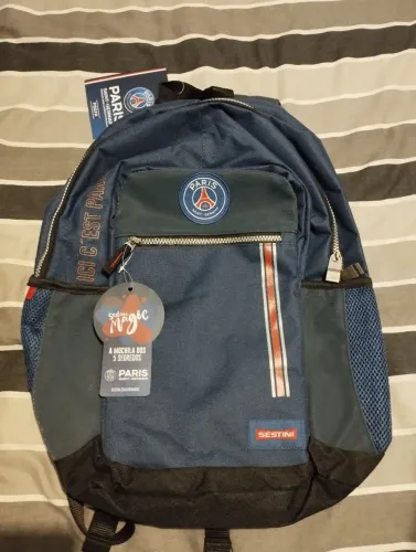 Mochila PSG Com Bolso Secreto Original Sestini