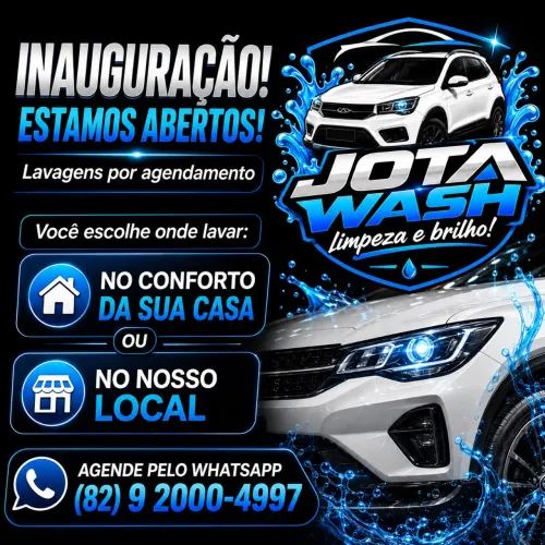 LAVO SEU VEÍCULO!