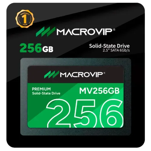 Ssd 256gb Macrovip - sata III - Novo e lacrado - 256 gb