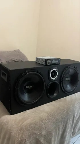 ? Caixa de Som Automotiva 2x12? Free Air Spider + Pioneer