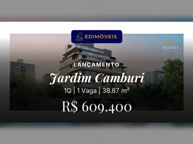 Jardim Camburi: Studio Compacto com Garden Privativo e Alto Padrão de Acabamento!
