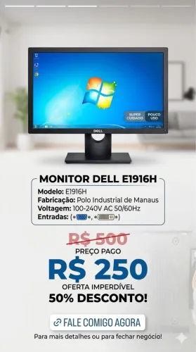 Monitor Dell E1916H 
