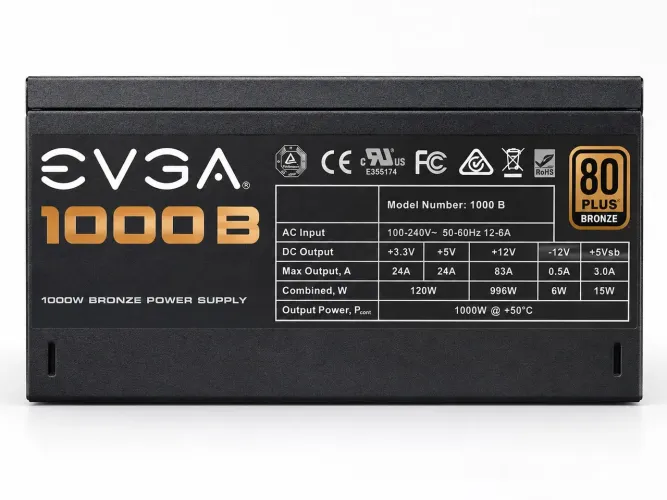 FONTE DE ALIMENTACAO EVGA 1000 B