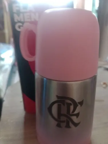 Mini garrafa térmica Flamengo feminino