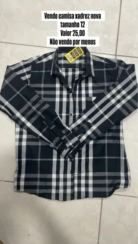 Vendo camisa xadrez