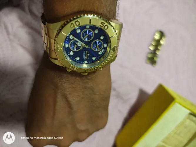 Vendo relógio Invicta dourado!!!