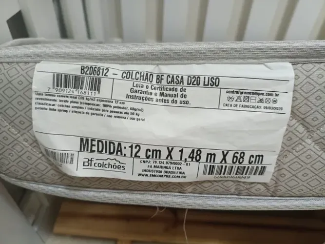 VENDO CAMA MONTESSORIANA E BERÇO 3 EM 1 - USADA