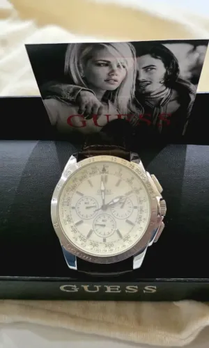 Relógio Masculino Guess Classic Waterpro Chronograph (U13570G2)<br>