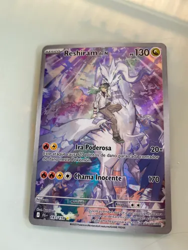 Carta Pokémom Reshiram do N