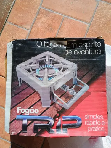 Fogareiro 1 boca de alumínio, baixa pressão 