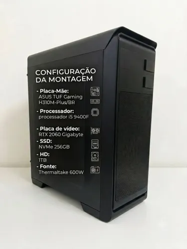 Pc Gamer i5 9400f rtx 2060 16gb ram DDR4 SSD 256