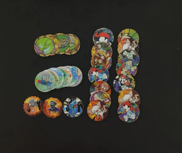 Tazos variados Elma chips