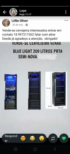 Vende se cervejeira