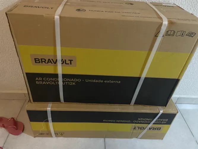 Ar condicionado na caixa 12000 btus