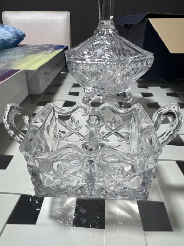 Cristal - porta chá 