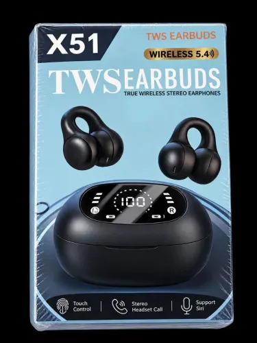Fone Bluetooth X51 TWS Sem Fio Wireless - Novo e Lacrado