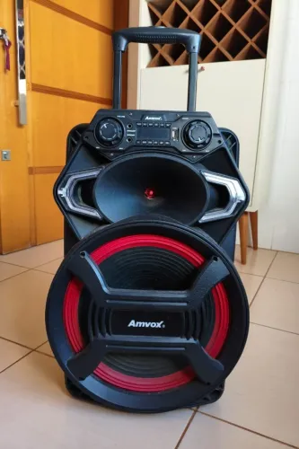 Caixa de som amplificada AMVOX GLADIADOR 850W