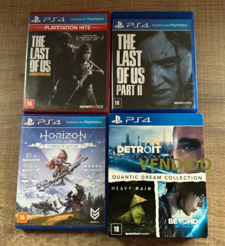 Jogos Originais PS4 Mídia Física