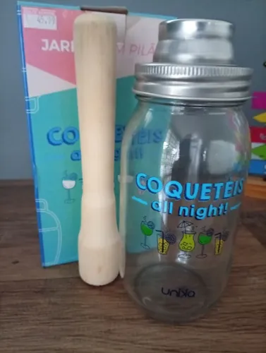 Jarra com pilão (coqueteleira) ALL NIGHT