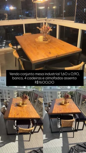 Vendo Conjunto mesa de jantar