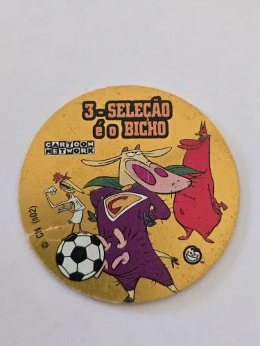 Tazo Copa Toon Ouro Número 3 Elma Chips 